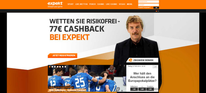 screenshot_expekt-startseite